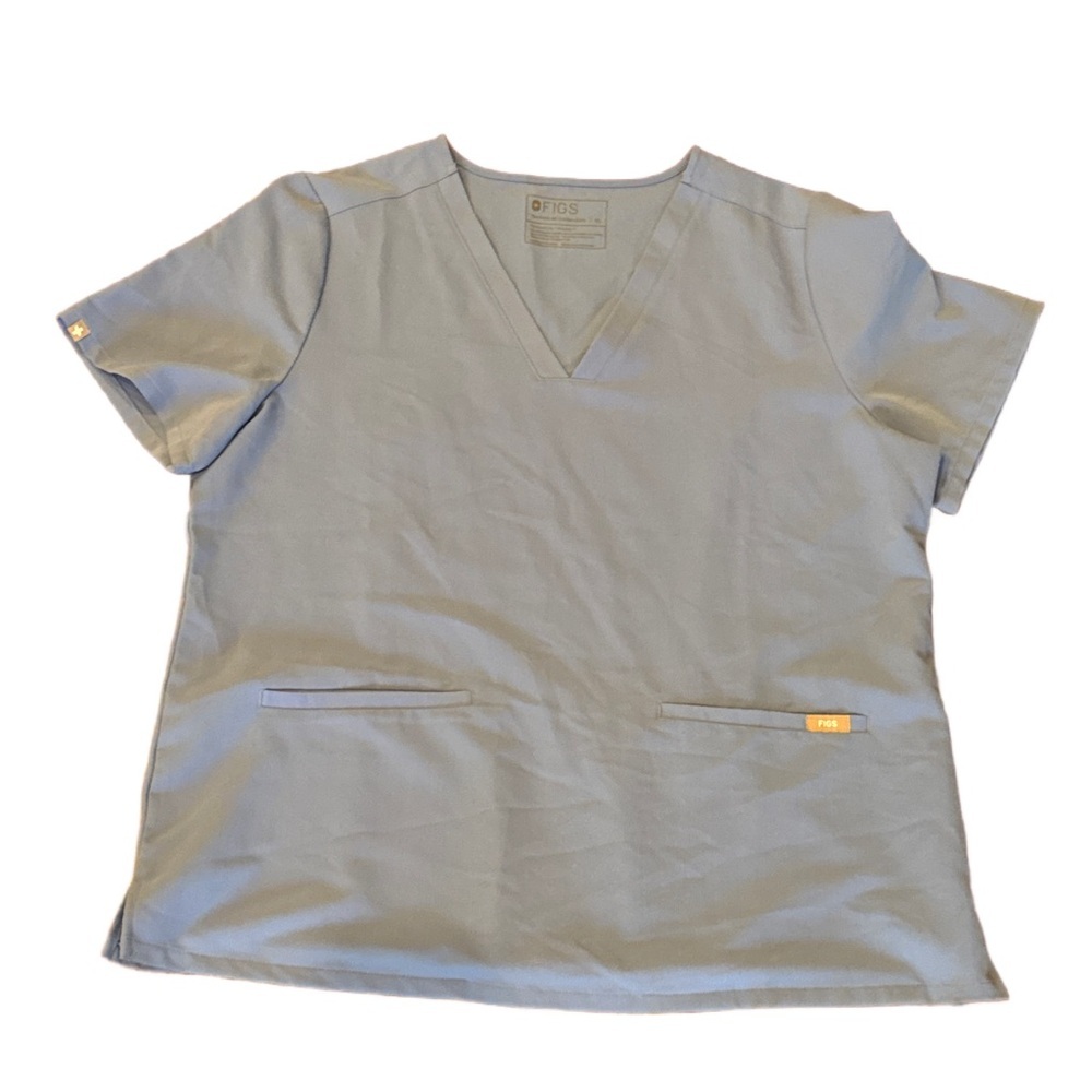 Figs Technical Collection Scrub Top Blue XL
